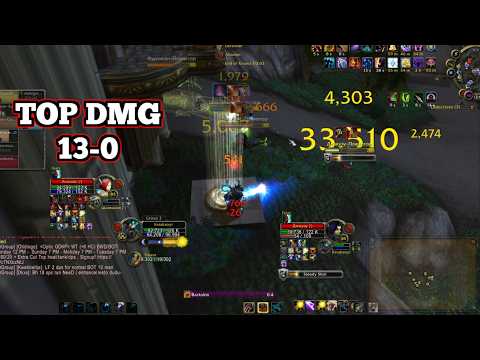 13-0 Full BG Balance Druid (top dmg 7.4 mil 2nd most 3.3) Solo PvP CATA CLASSIC