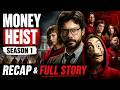 Money Heist Season 1 Recap Full Heist Story Told Robbers Attempt 2 Clean Out Royal Mint Of Spain