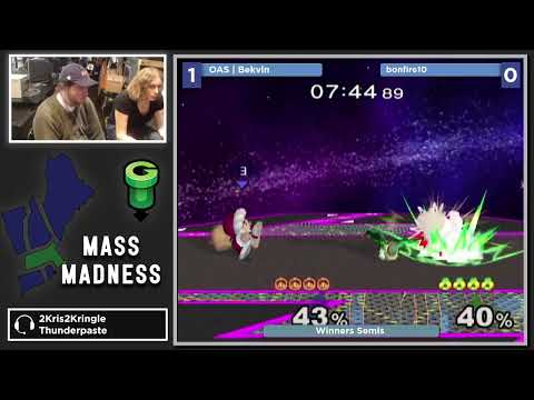 Mass Madness 44 SSBM - OAS | Bekvin (Ice Climbers) vs. bonfire10 (Sheik) - Melee WSF