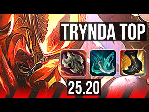 TRYNDAMERE vs GAREN (TOP) | 2400+ games | NA Master | 25.20