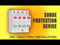 SURGE PROTECTION DEVICE SPD USE SELECTION INSTALLATION