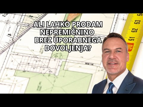 Prodaja nepremičnine brez uporabnega dovoljenja