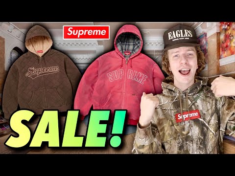 Der Supreme-Saisonabverkauf ist da! (Artikel, Einzelhandel, Wiederverkauf)