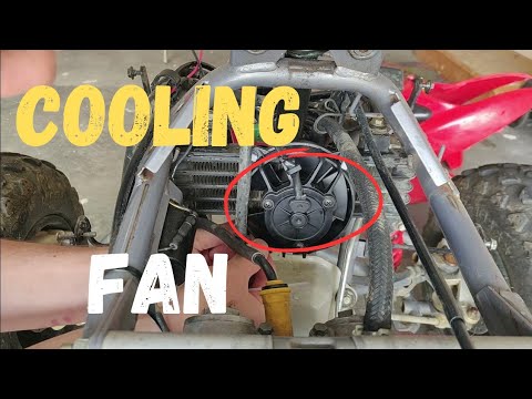 Spal fan Mod/Install 2002 Honda 400ex