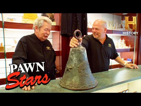 $7,000 SHIPWRECKED Dutch East India Company Bell (Season 2) | Pawn Stars