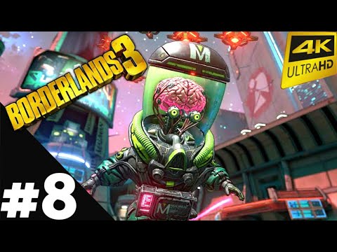 BORDERLANDS 3 Gameplay Walkthrough Part 8 [4K 60FPS PS4 PRO] FULL GAME - No Commentary