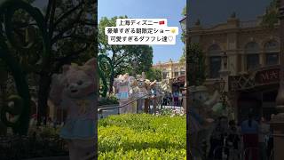 【上海ディズニー】豪華すぎる朝のショー。 #vlog #ディズニー #ディズニーランド #上海 #中国旅行 #disney #shanghaidisneyland #上海ディズニーランド #リーナベル