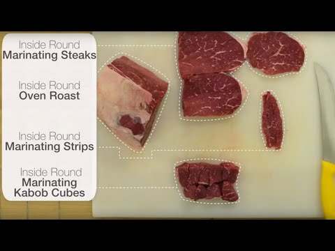 DIY Butcher Skills: How to cut Beef Inside Round