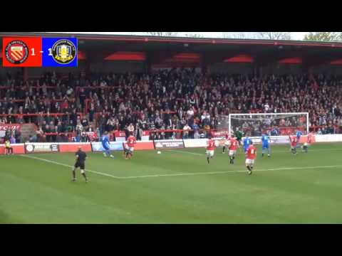 FC United of Manchester vs Gainsborough Trinity, Match Action (29/4/17)
