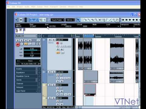 09 - Cubase Video Tutorial - How to do your first audio recording with Cubase