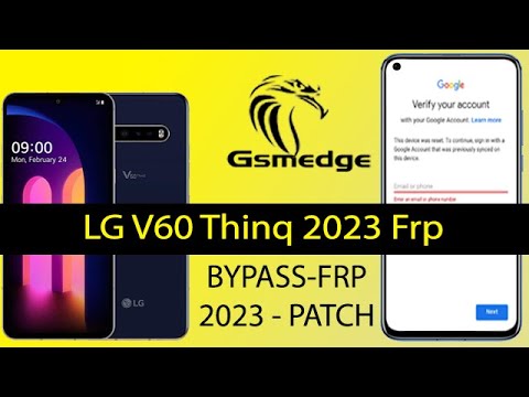 How To Bypass Google Account FRP Lock LG V60 Thinq 2023