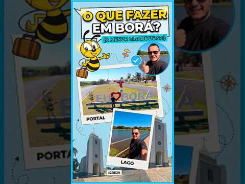 A menor cidade de SP | Conheça Borá #roadtrip #brasil #interiordesp