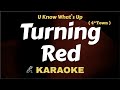 Turning red - U Know What`s Up ( Karaoke ) Instrumental / Lyrics Video / Piano / Acoustic / 4*Town