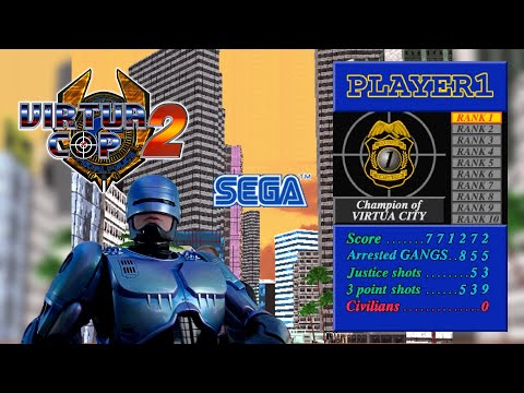 Virtua Cop 2 Arcade - Robocop Style [ LOUDNESS ][ MAME 0.282Git ] - NO DAMAGE - 771.272