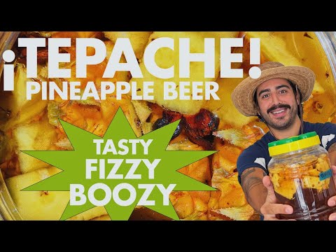 Tepache - Pineapple Beer at Home (How to Make Mexican Tepache)