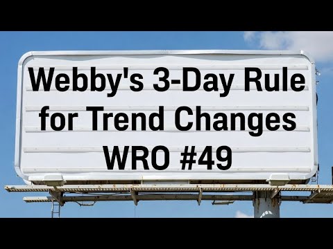 WRO #49 La regola dei 3 giorni di Webby per identificare i cambiamenti di tendenza