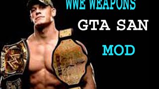 preview picture of video 'GTA San Andreas WWE Weapons Mod'