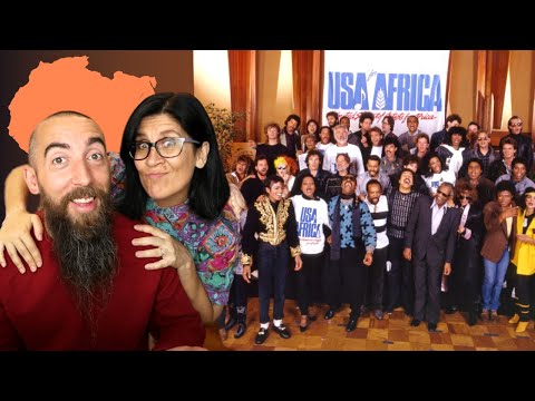 USA For Africa - We Are The World (REACTION) with my wife