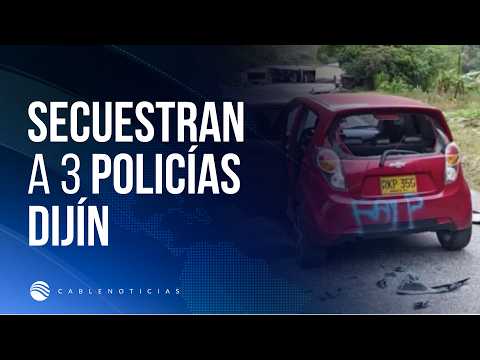 Tres uniformados de la DIJÍN fueron secuestrados en Ocaña por disidencias de las FARC