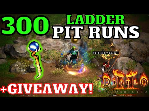 D2R - 300 Ladder Pit Runs Loot Highlights