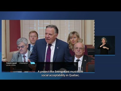 Quebec Premier François Legault says he would be willing to consider a pipeline