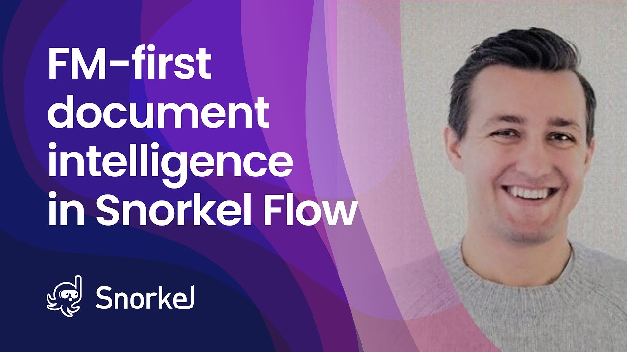 Building a document intelligence AI application: live demo in Snorkel Flow