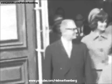 June 4, 1961 - First Lady Jacqueline Kennedy visits Augarten Porcelain Factory in Vienna, Austria
