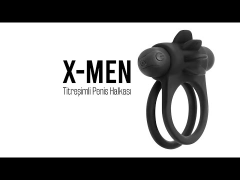 X-Men Usb Şarjlı Titreşimli Penis Halkası