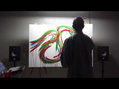 oNnOn in RGB, part  1 / EToOto -Painting with Sound-