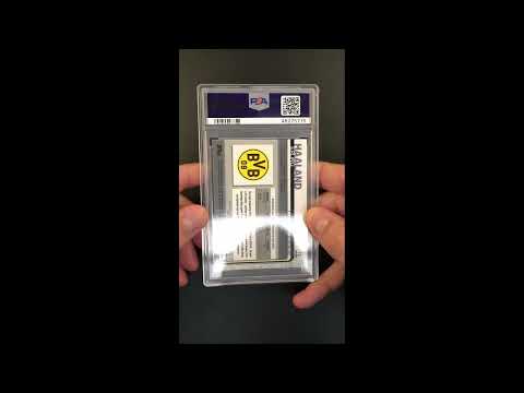 2019 Topps Chrome Bundesliga Gold Refractor Erling Haaland RC AUTO /50 PSA 9