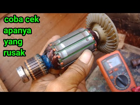 Cara memperbaiki angker dinamo dan cara mengecek kerusakan
