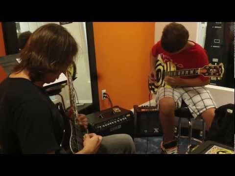 Coral Springs Guitar Instructor Kevin @ Parkland Music Academy - Furious Solo w/ Student