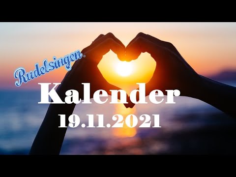 Der Mitsing-Kalender am 19.11.2021  - Tag 323