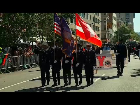 African American Day Parade celebrating 56th anniversary in Harlem
