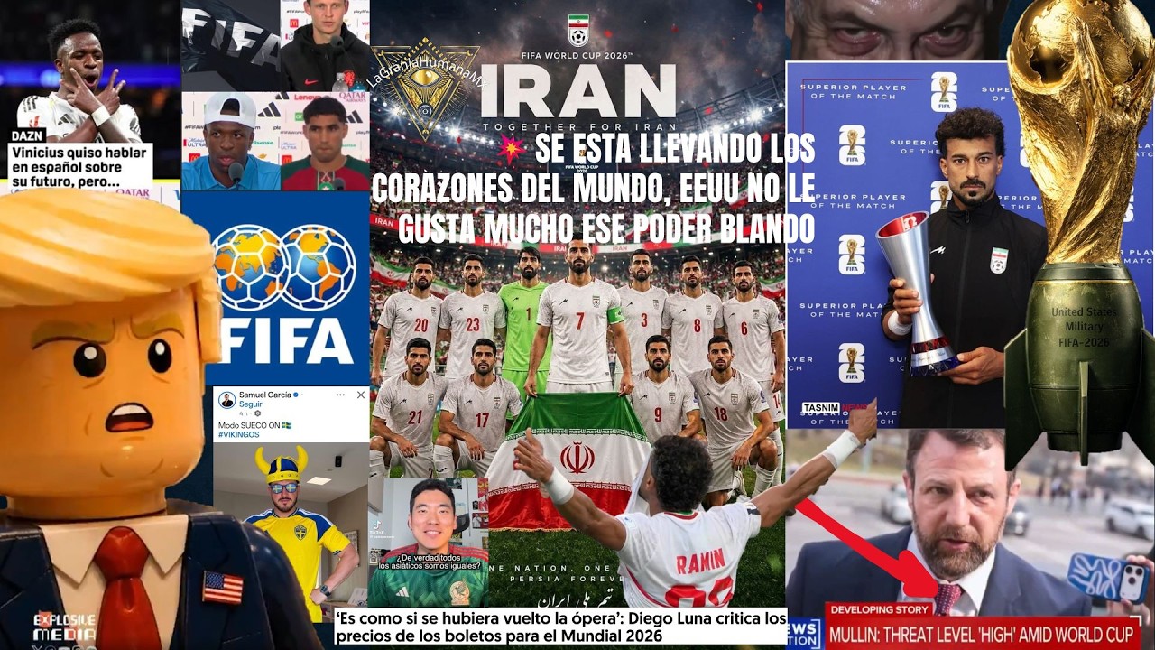 💥Irán se esta llevando los corazones del Mundial 2026, EE.UU. no le gusta mucho ese poder blando