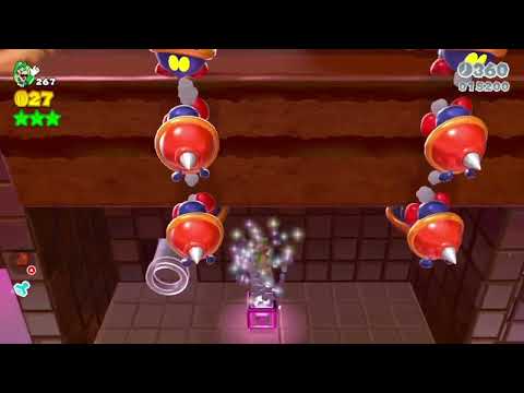 Super Mario 3D World (Switch) 8-3 100% Speedrun - Time: 67 (Former WR)