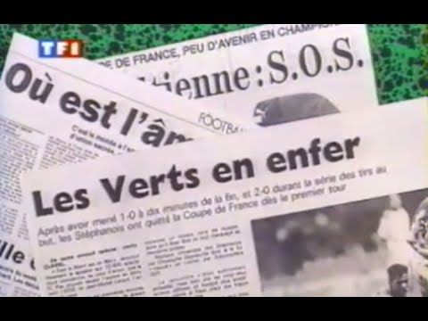 Avant-match et Bordeaux 1-2 ASSE - 24e journée de D1 1993-1994