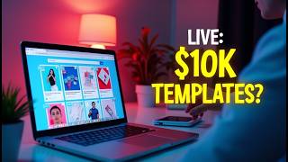 🔴 LIVE: Most Profitable Canva Templates 2026 ($10K Digital Product Strategy)