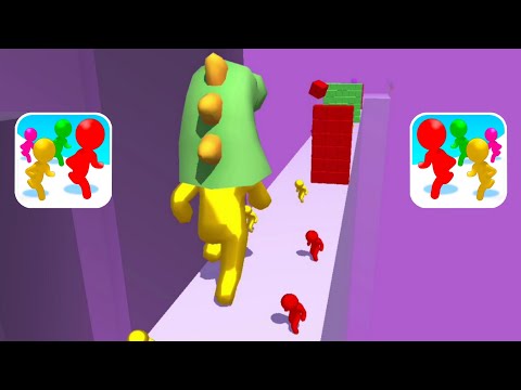 Color Run Stickman 3D Gameplay (iOS & Android) Walkthrough Part 30