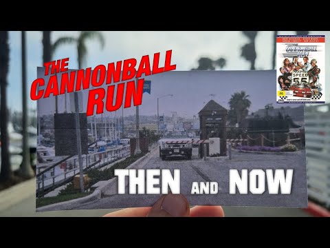 The Cannonball Run : then and now final scene | 1981 - 2024