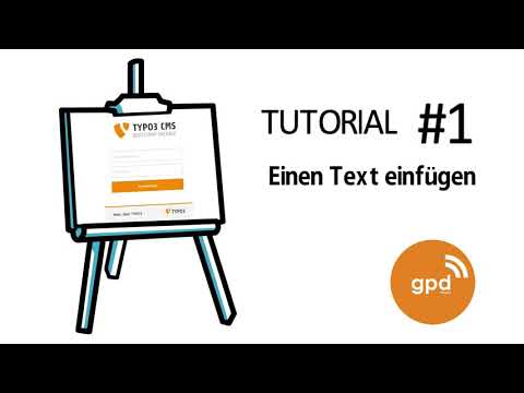 Text einfügen in Typo 3 | Tutorial #1