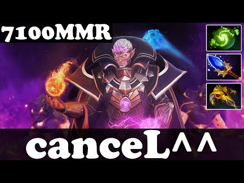 Dota 2 - canceL^^ 7100 MMR Plays Invoker vol 8 - Ranked Match Gameplay