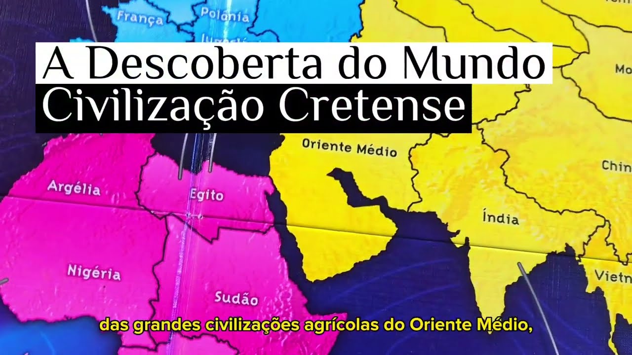 A Descoberta do Mundo: Civilização Cretense #geografia #historia #creta #grecia