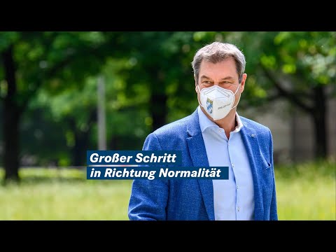Ministerpräsident Dr. Markus Söder nach der Kabinettssitzung am 04. Juni 2021 - Bayern