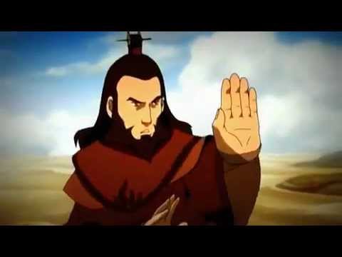 Avatar Roku Bending All Four Elements. (Water, Earth, Fire and Air)