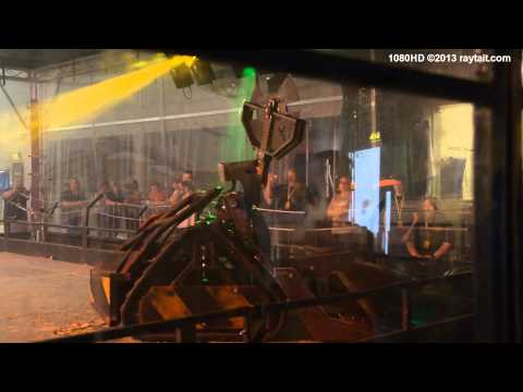 Robots Live European Championships 2013 - The saint, Turbulence Dystopia and House Robot Goliath