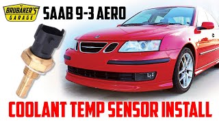 Brubaker's Garage: SAAB 9-3 Coolant Temp Sensor install