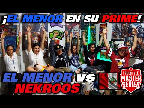 🔴COLOMBIANOS REACCIONAN a EL MENOR vs NEKROOS - ¡EL MENOR EN SU PRIME! [FMS PERÚ 2024/2025]