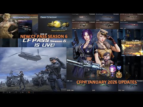 NEW CF PASS SEASON 6 & JANUARY 2026 UPDATES CROSSFIRE PH