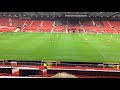 Manchester United vs Burnley 3-1 behind closed doors  (I was there )